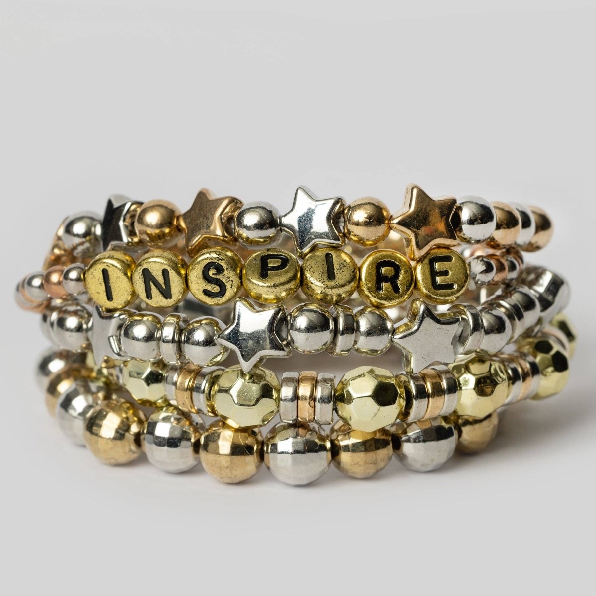 Jewelry Made by Me - Metallic Mix Gold Letters DIY Bead Box - The Merri Artist - merriartist.com