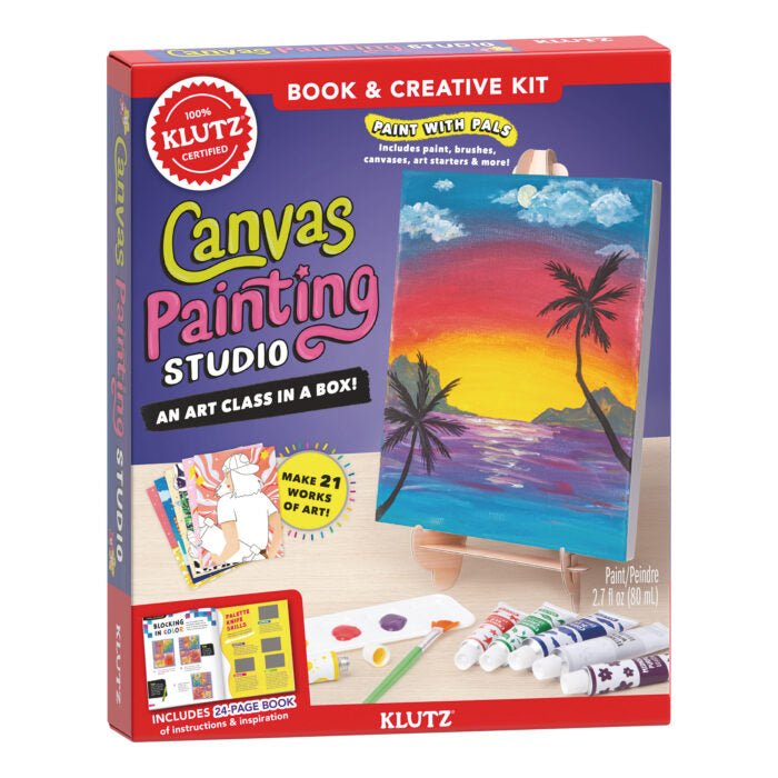 Klutz Canvas Painting Studio - The Merri Artist - merriartist.com