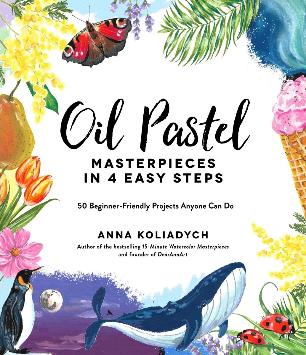 Macmillan Publishers - 15 - Minute Oil Pastel Masterpieces: 50 Beginner Projects - The Merri Artist - merriartist.com
