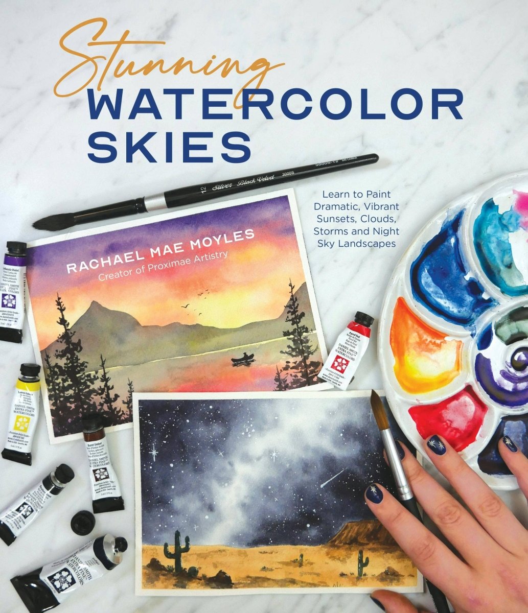 Macmillan Publishers - Learn To Paint Watercolor Skies: Sunsets, Clouds & Storms - The Merri Artist - merriartist.com