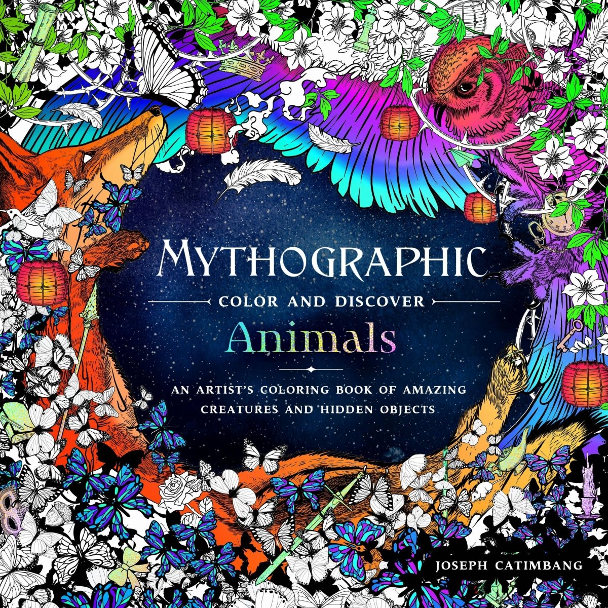 Macmillan Publishers - Mythographic Animals: Artist's Coloring Book Of Creatures - The Merri Artist - merriartist.com