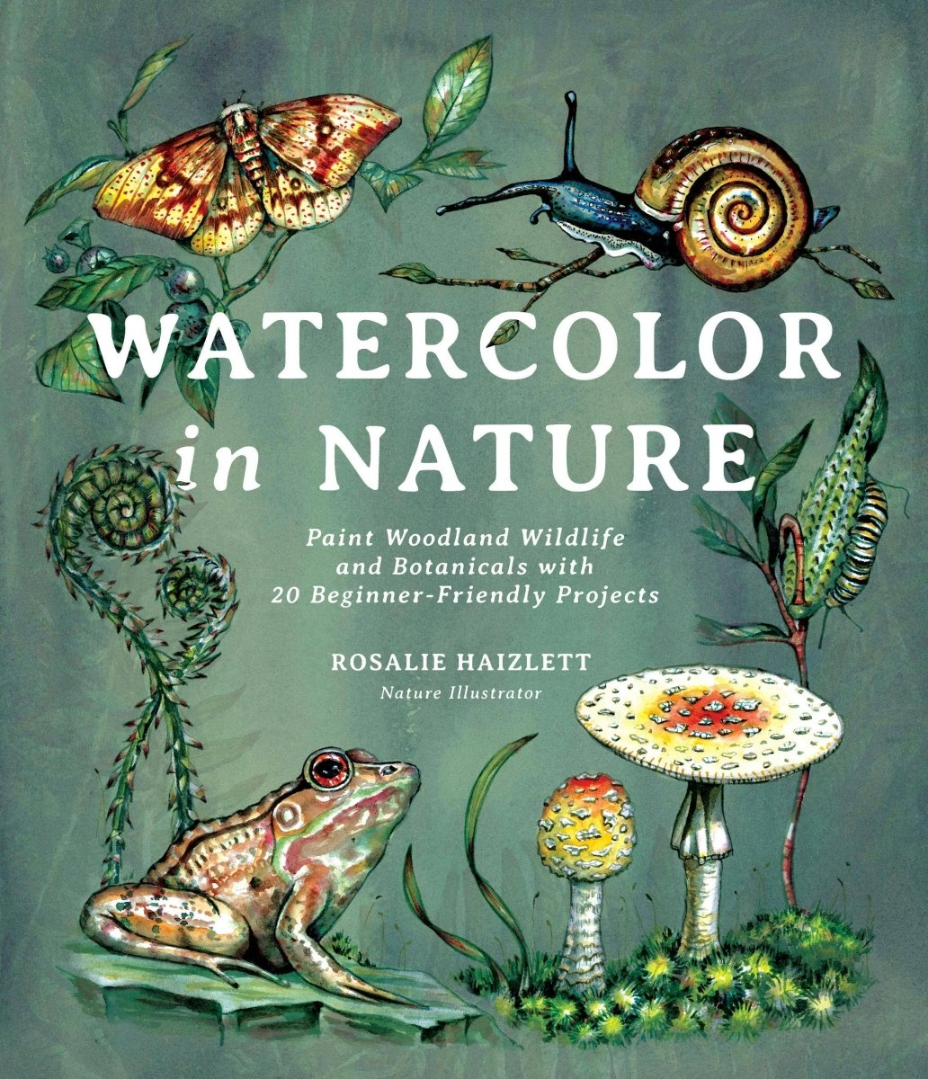 Macmillan Publishers - Watercolor In Nature: Woodland Wildlife & Botanicals - The Merri Artist - merriartist.com