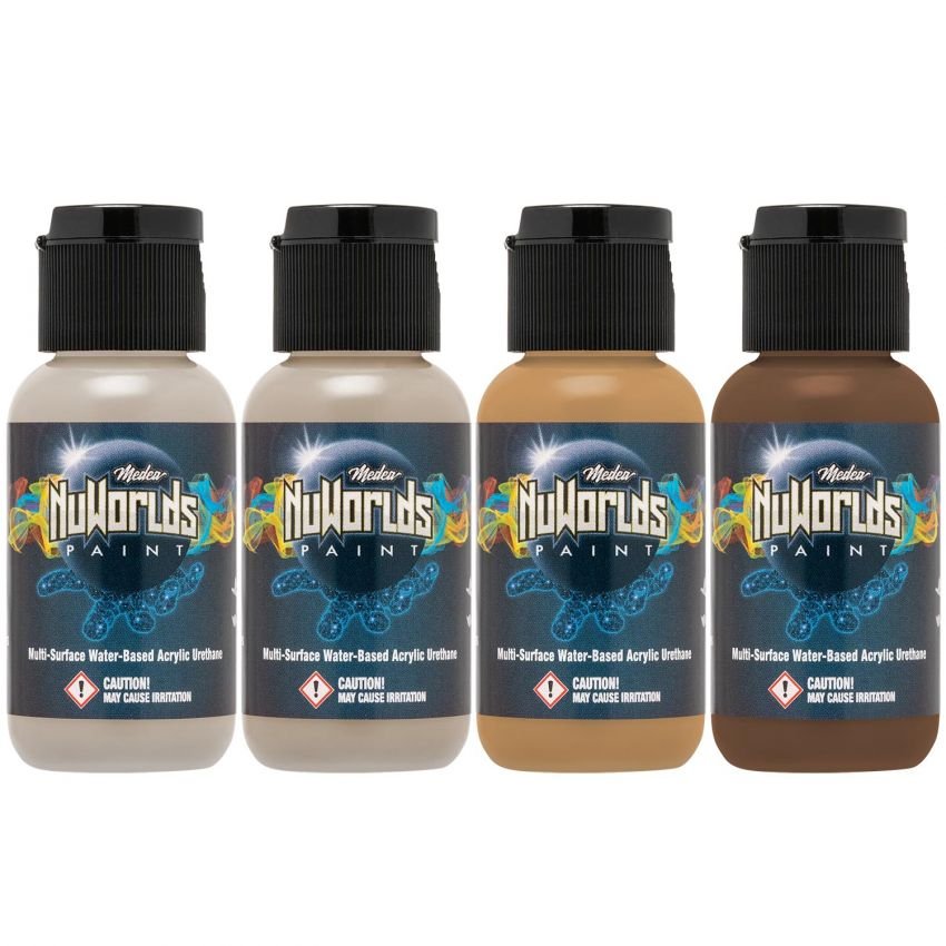 Medea NuWorlds Paint - Epidermis Set (4 flesh tones) - The Merri Artist - merriartist.com