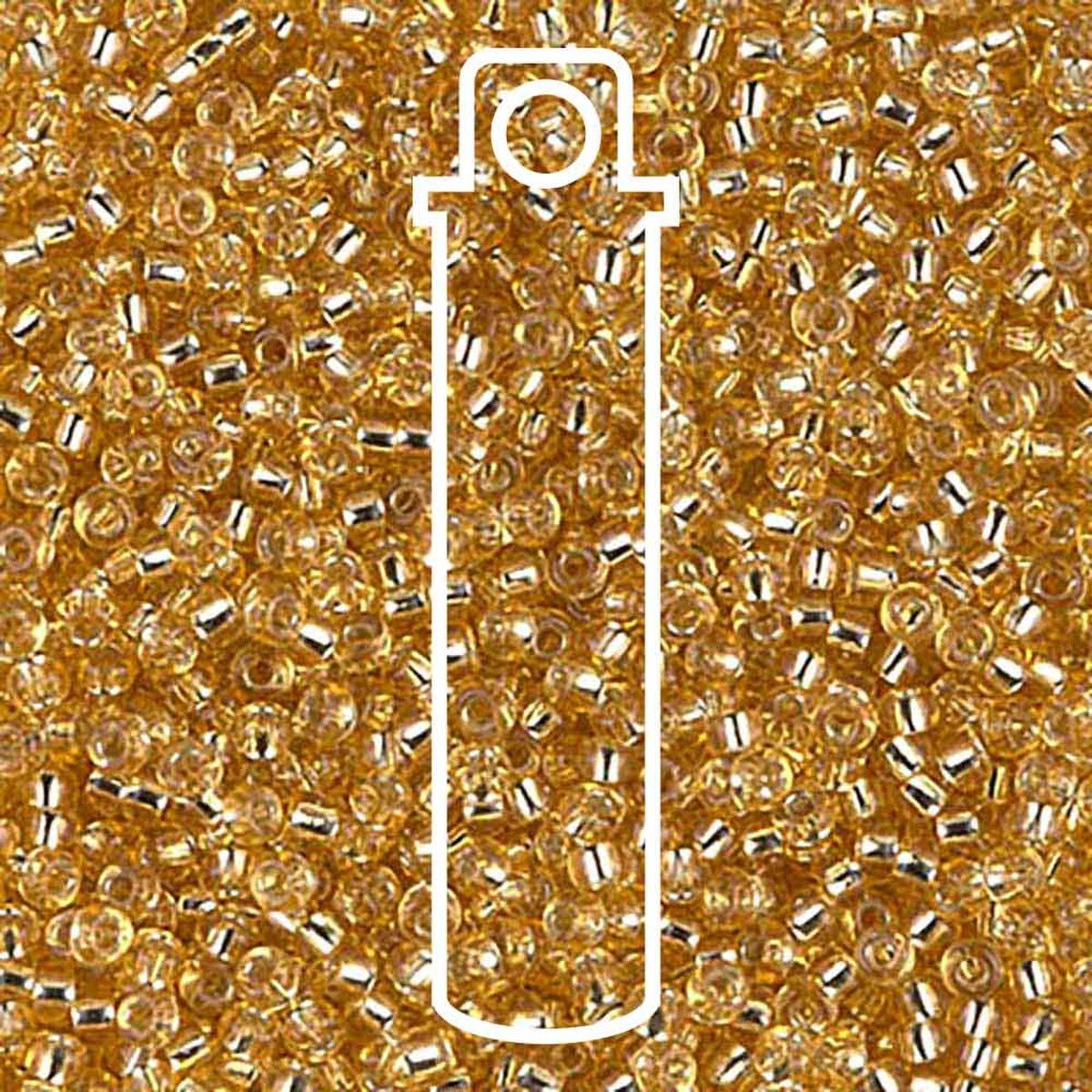 Miyuki Round 11/0 (2mm) Seed Beads - Silver Lined Gold - approx. 24 grams - The Merri Artist - merriartist.com