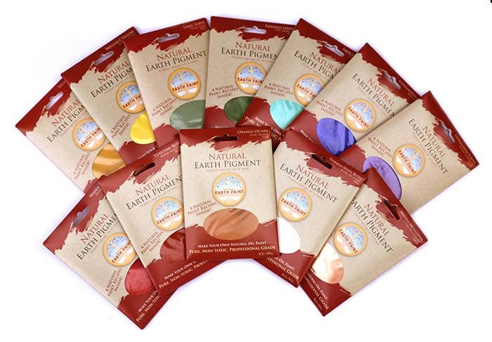 Natural Earth Paint - 3 oz. Earth & Mineral Pigments - Natural Copper Mica - The Merri Artist - merriartist.com