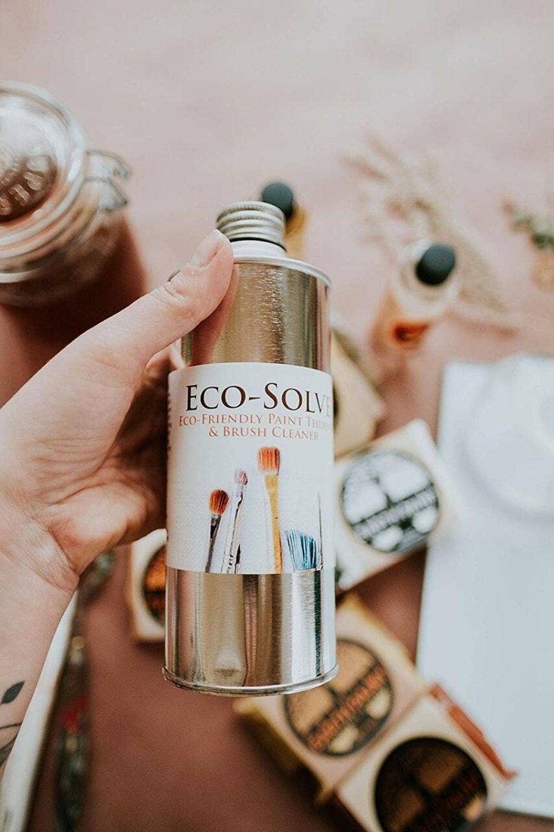 Natural Earth Paint - Eco - Solve - 8 oz. Glass Bottle - The Merri Artist - merriartist.com