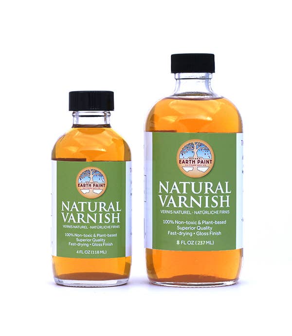 Natural Earth Paint - Natural Varnish - 4 oz - The Merri Artist - merriartist.com