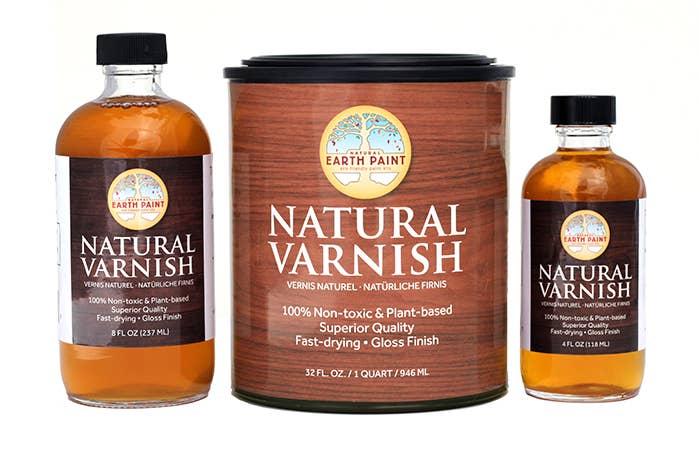 Natural Earth Paint - Natural Varnish - 8 oz - The Merri Artist - merriartist.com