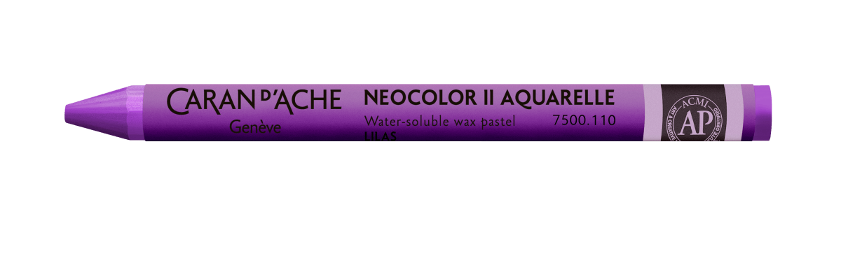 Neocolor II Water - Soluble Wax Pastel - 110 Lilac - The Merri Artist - merriartist.com