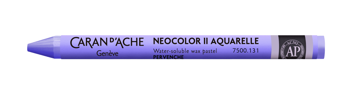 Neocolor II Water - Soluble Wax Pastel - 131 Periwinkle Blue - The Merri Artist - merriartist.com