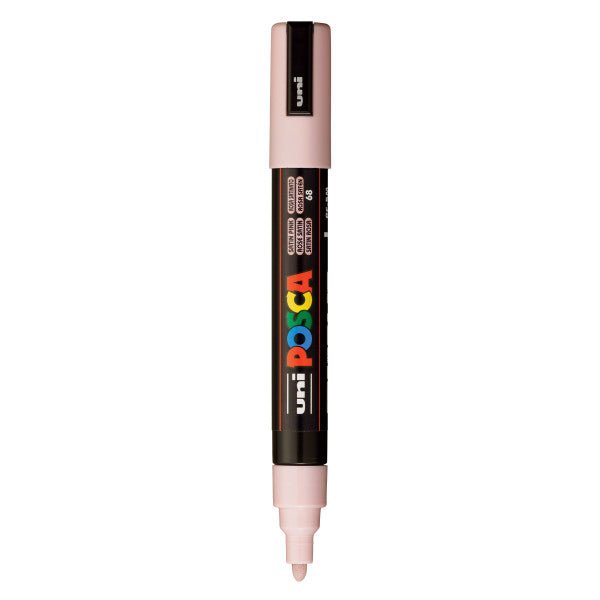 NEW! uni POSCA Paint Marker PC-5M Medium Bullet Tip - Satin Pink - The Merri Artist - merriartist.com