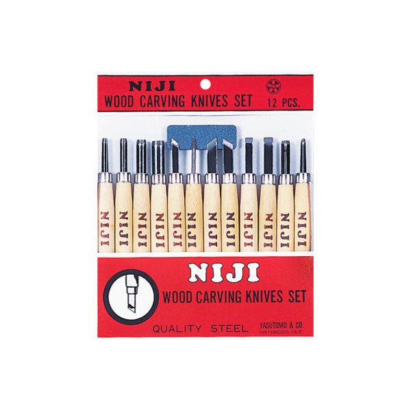 NIJI Woodcarving 12 Piece Set - The Merri Artist - merriartist.com