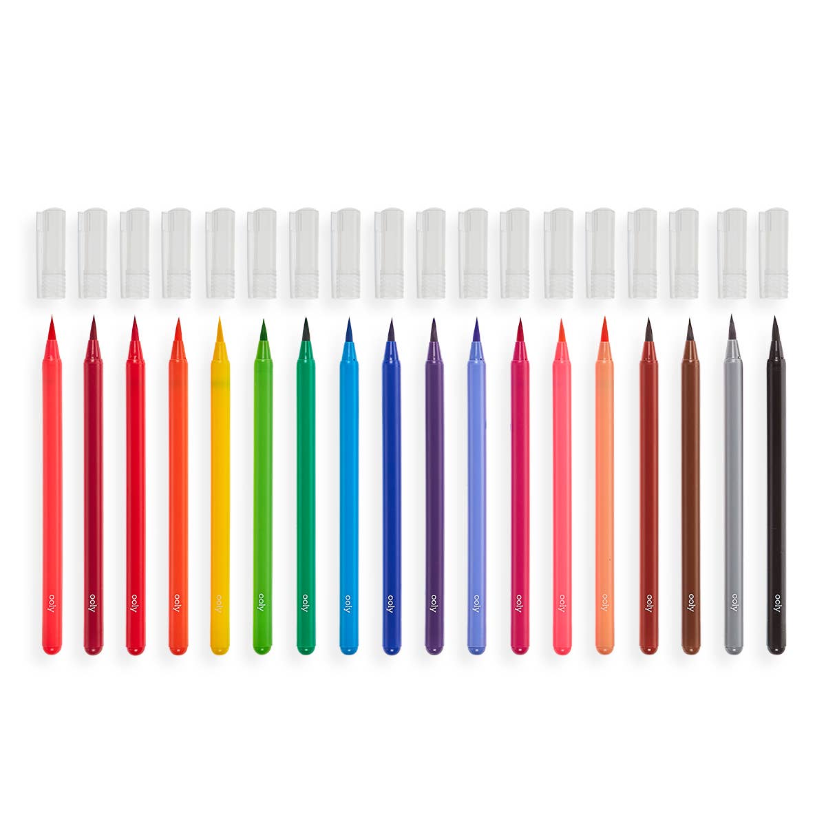 OOLY - Chroma Blends Watercolor Brush Markers - Set of 18 - The Merri Artist - merriartist.com