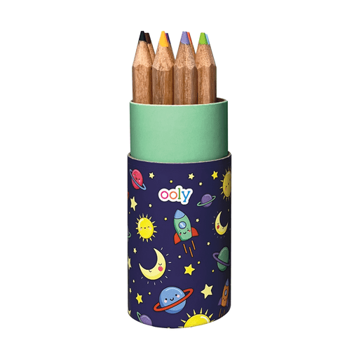 OOLY - Draw 'n' Doodle Mini Colored Pencils + Sharpener - Set of 12 - The Merri Artist - merriartist.com