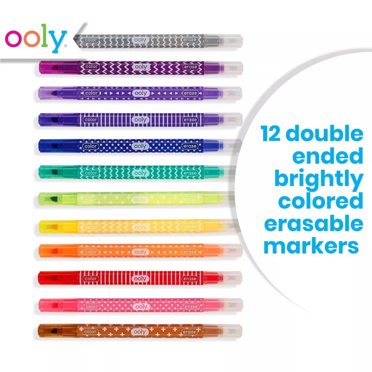 OOLY - Make No Mistake Erasable Markers - The Merri Artist - merriartist.com