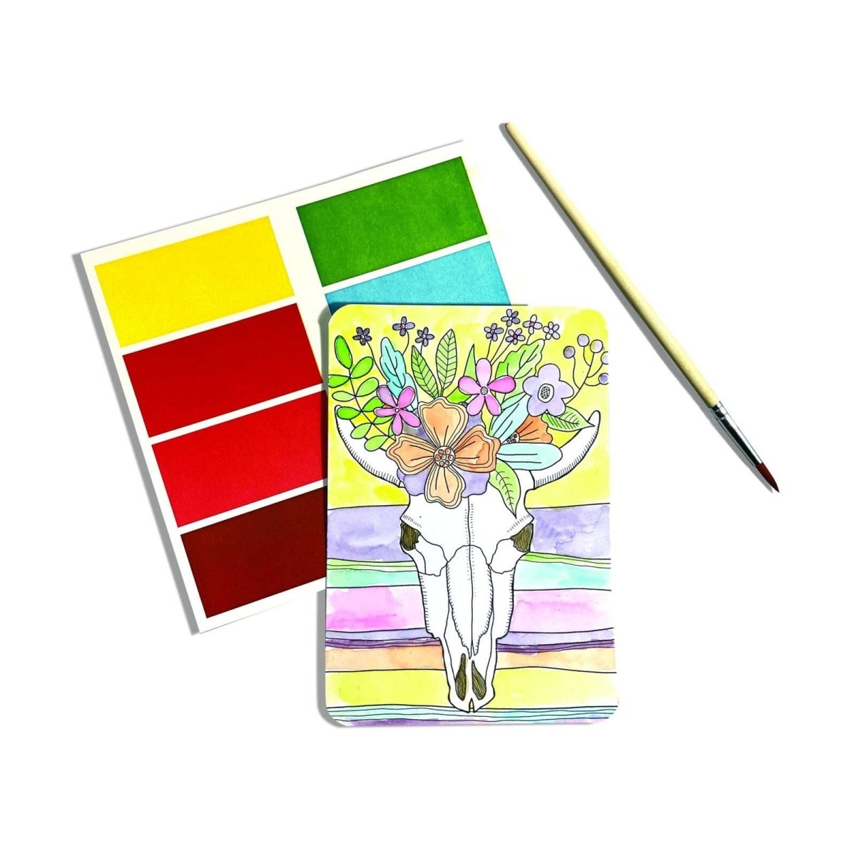 OOLY - Scenic Hues D.I.Y. Watercolor Kit Desert Getaway - The Merri Artist - merriartist.com