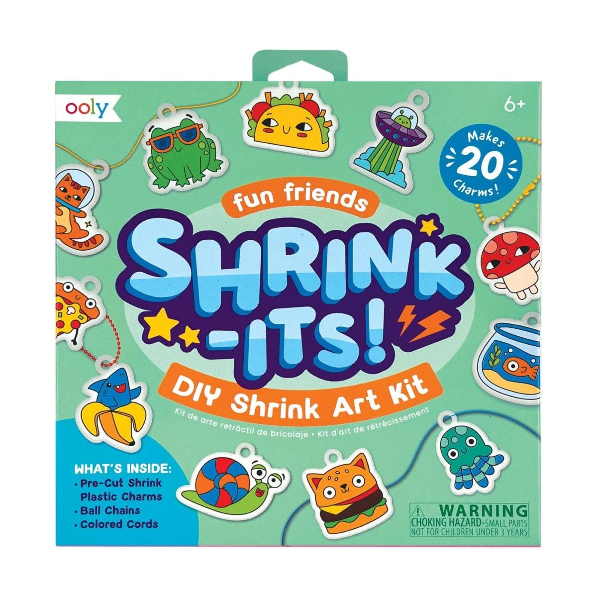 OOLY - Shrink - Its! D.I.Y. Shrink Art Kit - Fun Friends - The Merri Artist - merriartist.com