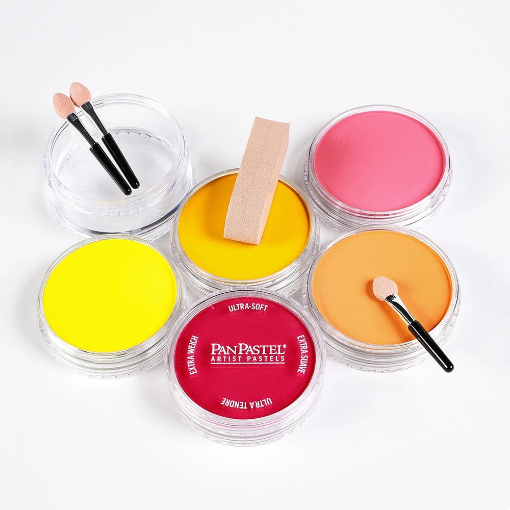 PanPastel Set - 5 Bright Warm Colors - The Merri Artist - merriartist.com