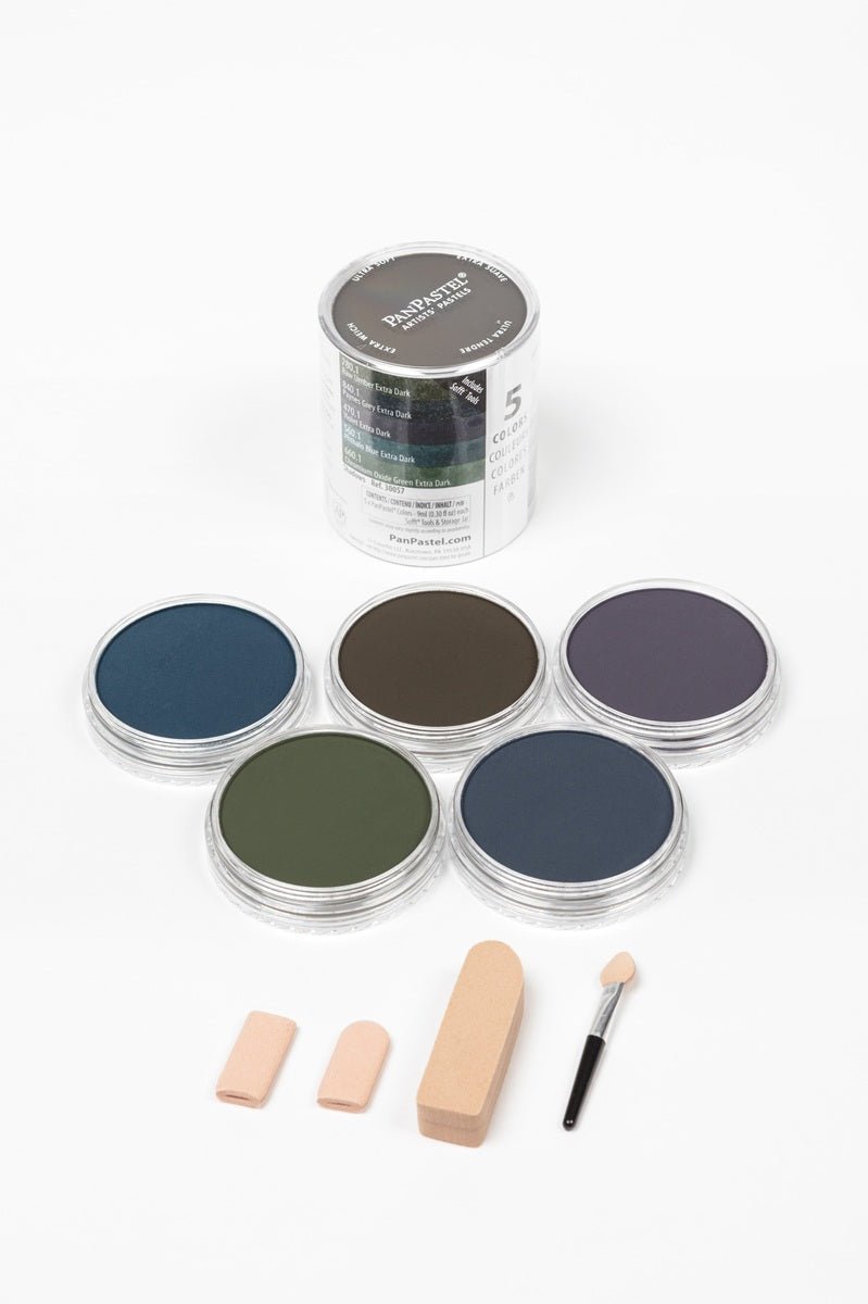 PanPastel Set - 5 Color Set - Shadows - The Merri Artist - merriartist.com
