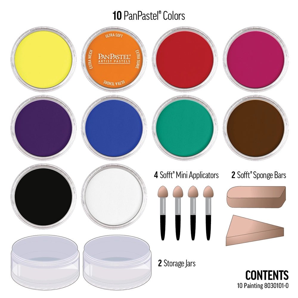 PanPastels 10 - Color Set - Painting - The Merri Artist - merriartist.com