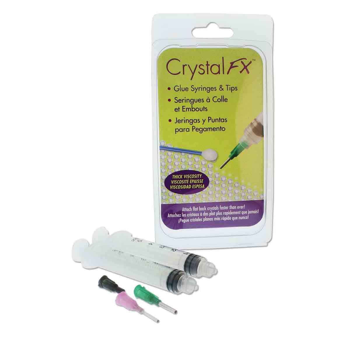 Precision Glue Applicators for Thick Glues (like E6000) - 4 x 5cc Syringes, 4 Applicators, 2 Caps - The Merri Artist - merriartist.com