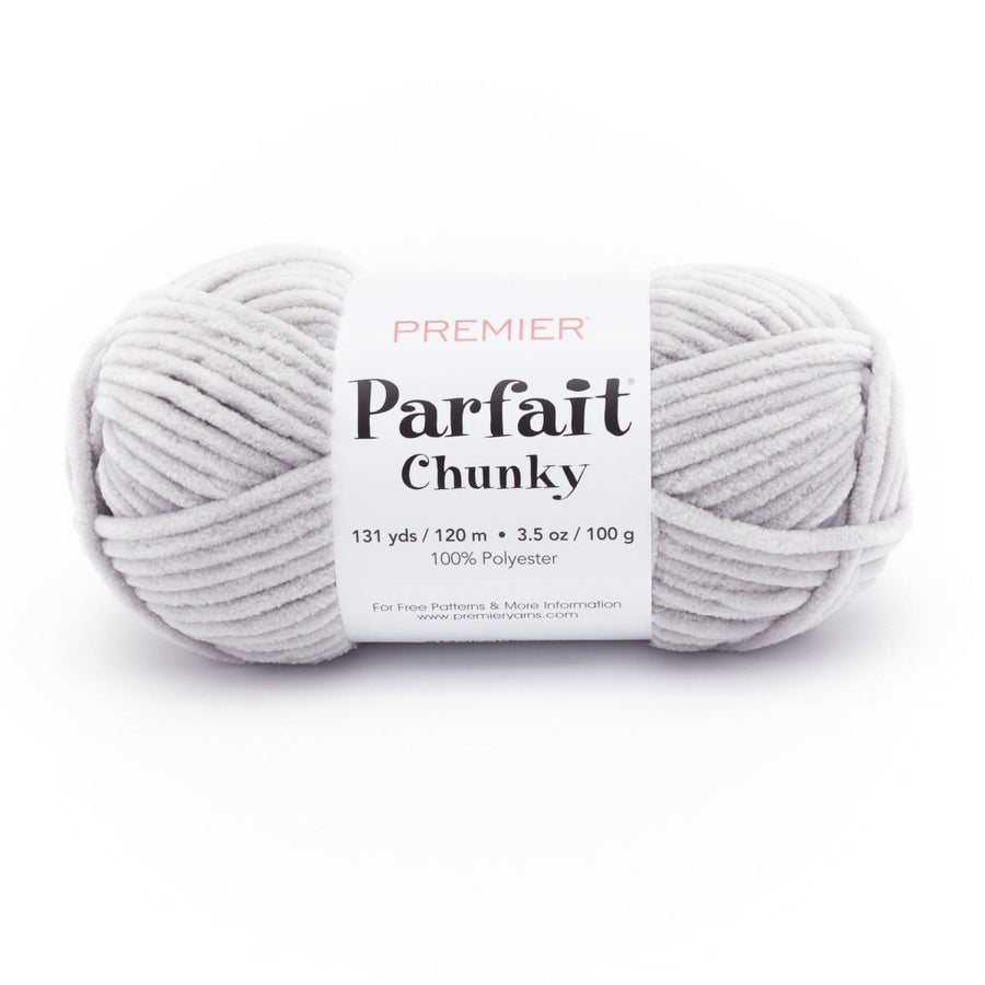 Premier Yarns Parfait Chunky - 100% Polyester - 6 Super Bulky, 131 Yards - 1150 - 56 Fog - The Merri Artist - merriartist.com