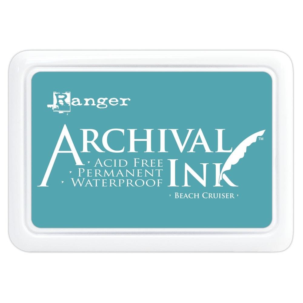 Ranger Archival 2.75"x4" Ink Pad - Beach Cruiser - The Merri Artist - merriartist.com
