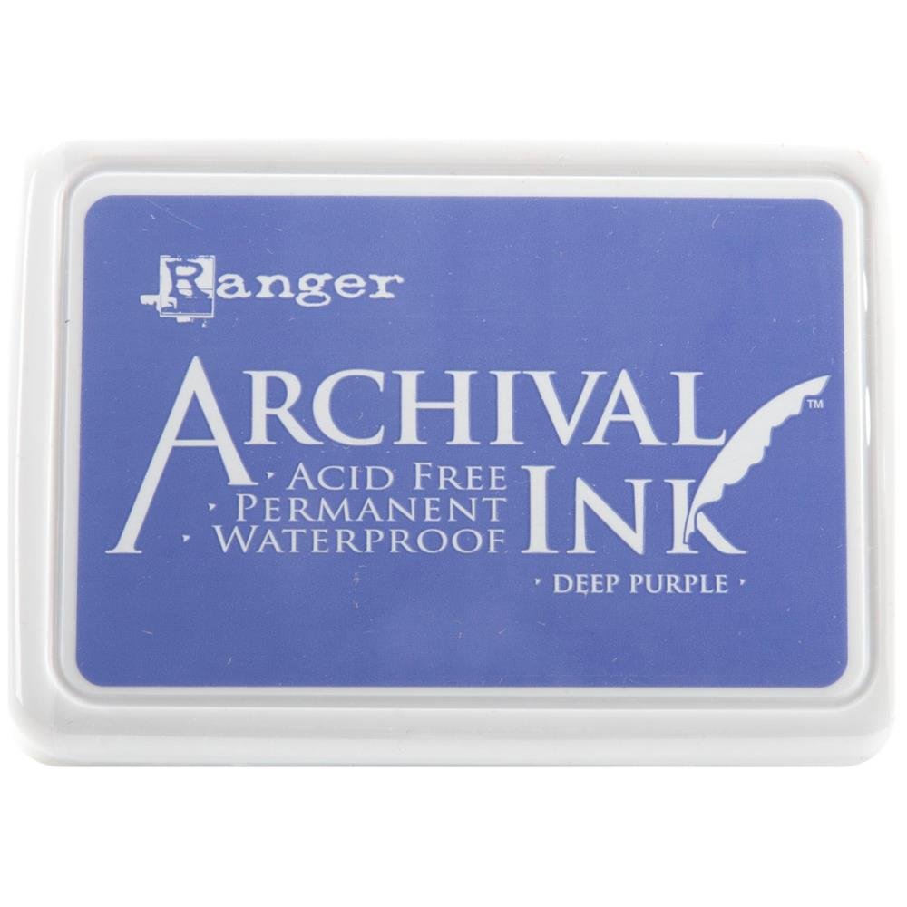 Ranger Archival 2.75"x4" Ink Pad - Deep Purple - The Merri Artist - merriartist.com