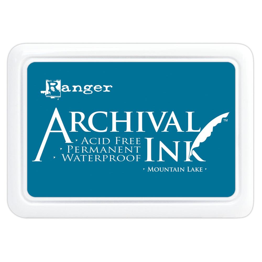 Ranger Archival 2.75"x4" Ink Pad - Mountain Lake - The Merri Artist - merriartist.com