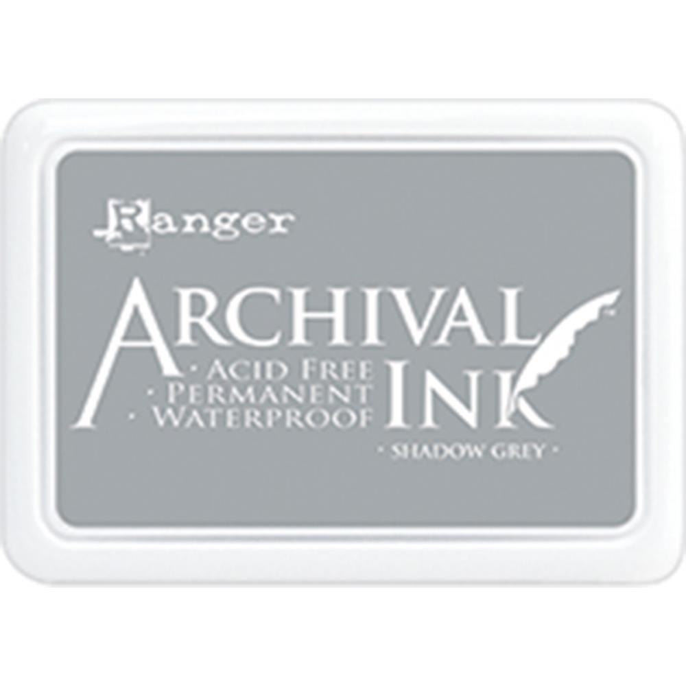 Ranger Archival 2.75"x4" Ink Pad - Shadow Grey - The Merri Artist - merriartist.com