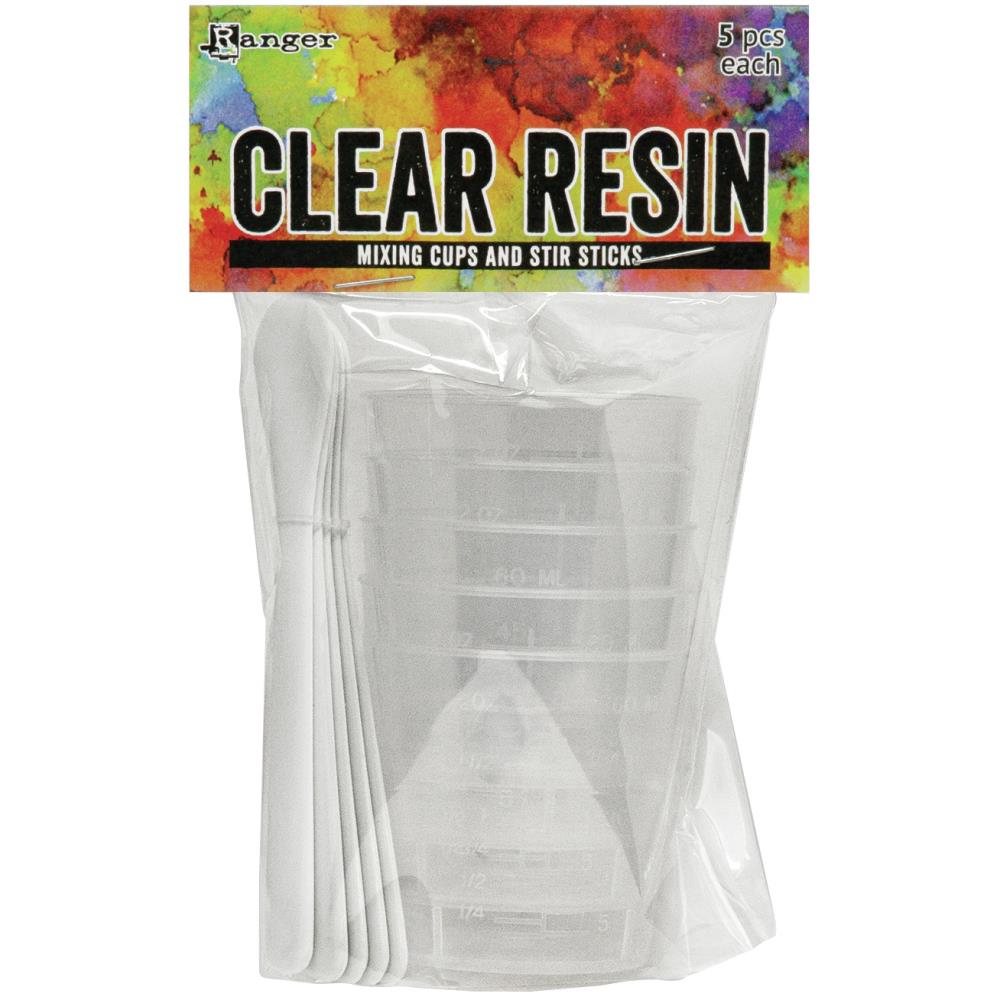 Ranger Clear Resin Mixing Cups & Stir Sticks - The Merri Artist - merriartist.com
