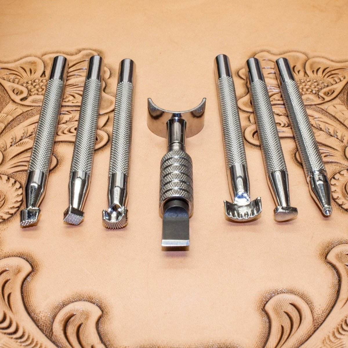 Realeather - Basic Leather Tooling Set with Swivel Knife - The Merri Artist - merriartist.com