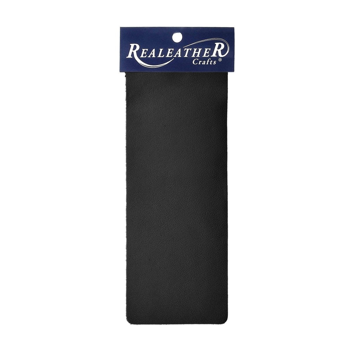 Realeather - Deertan Leather Trim, 9" x 3" - Black - The Merri Artist - merriartist.com