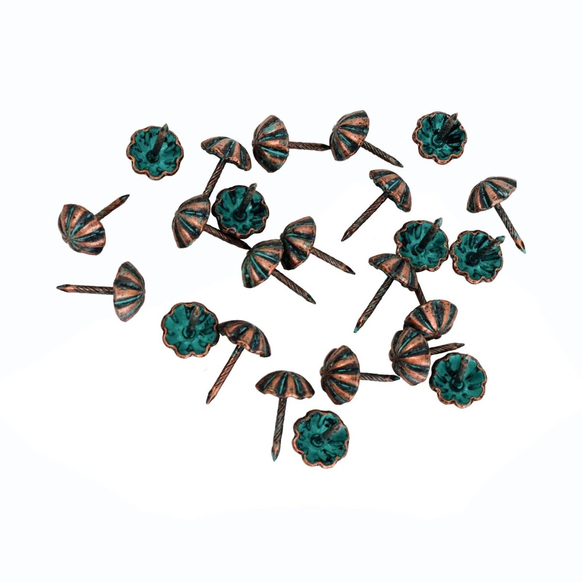 Realeather - Furniture Tacks, 48pk - Copper Patina - The Merri Artist - merriartist.com