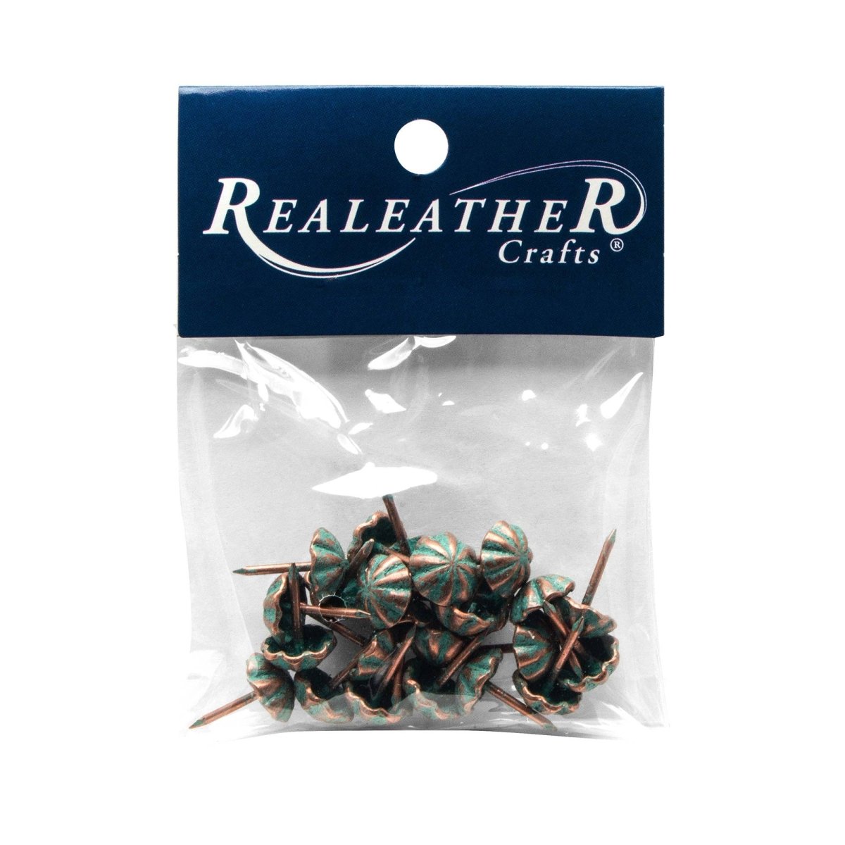 Realeather - Furniture Tacks, 48pk - Copper Patina - The Merri Artist - merriartist.com
