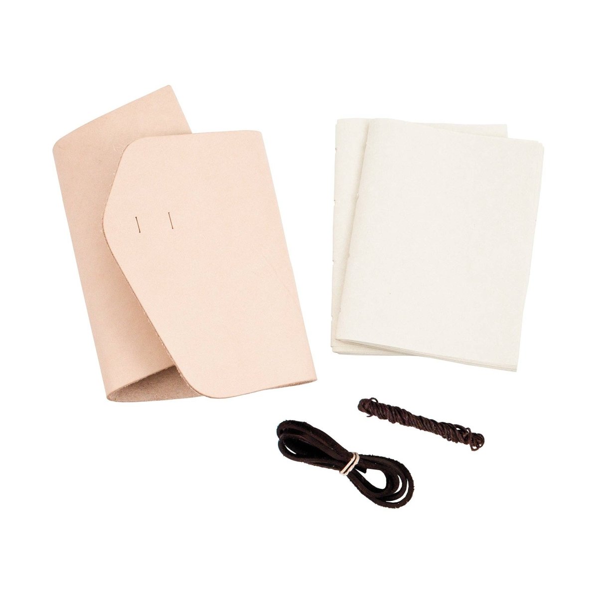 Realeather - Leather Journal Kit - Natural - The Merri Artist - merriartist.com