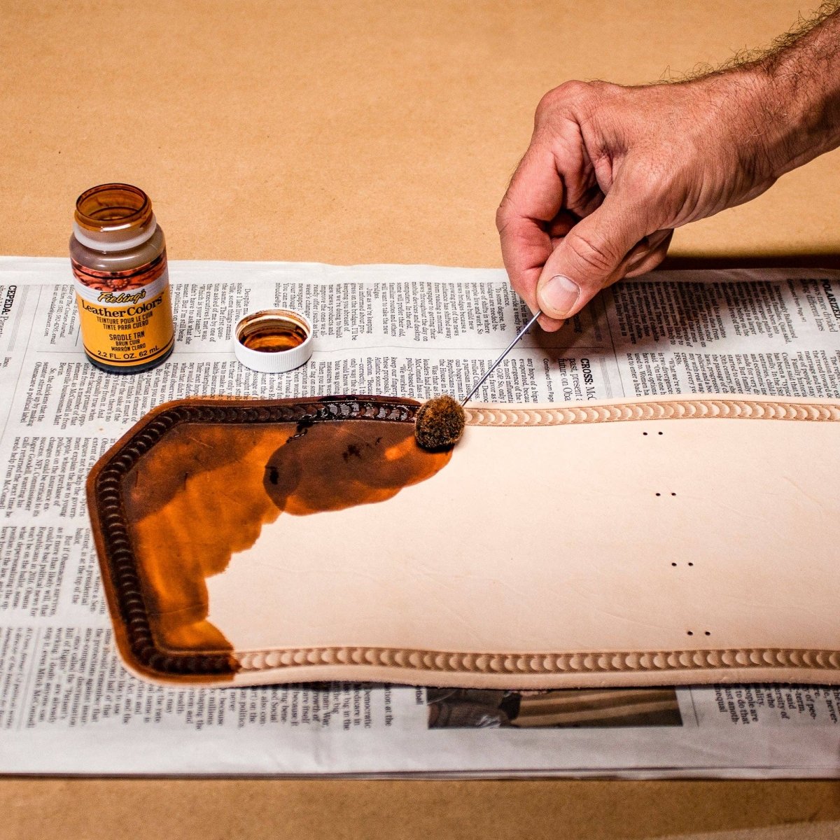 Realeather - Leather Journal Kit - Natural - The Merri Artist - merriartist.com