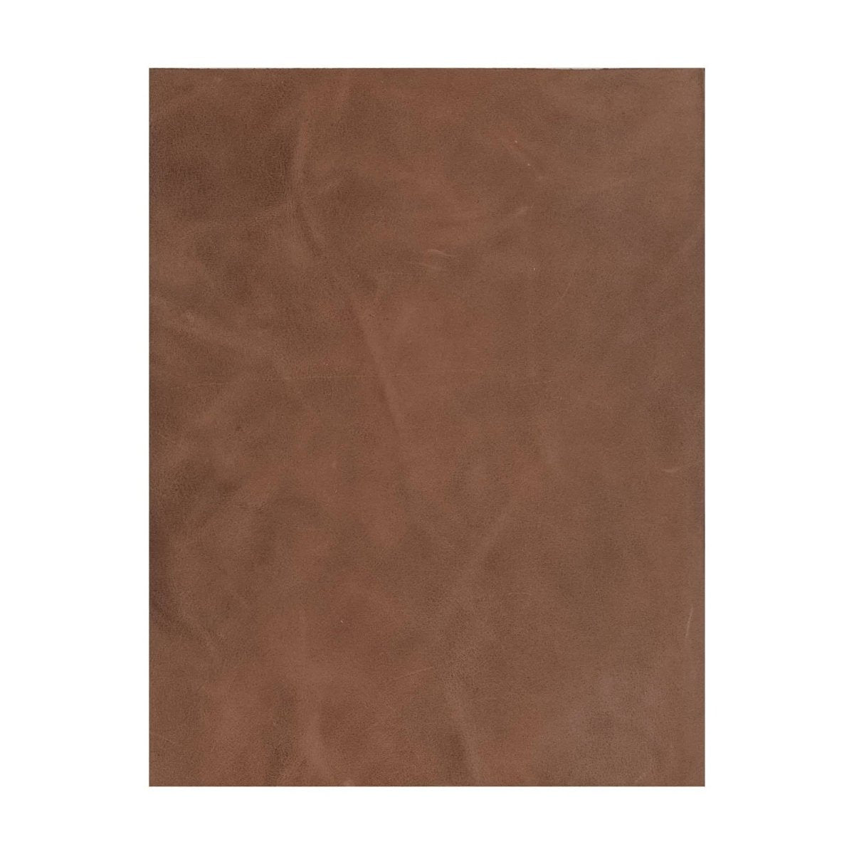 Realeather - Leather Trim Piece, 8.5" x 11", Bomber - Bomber Brown - The Merri Artist - merriartist.com