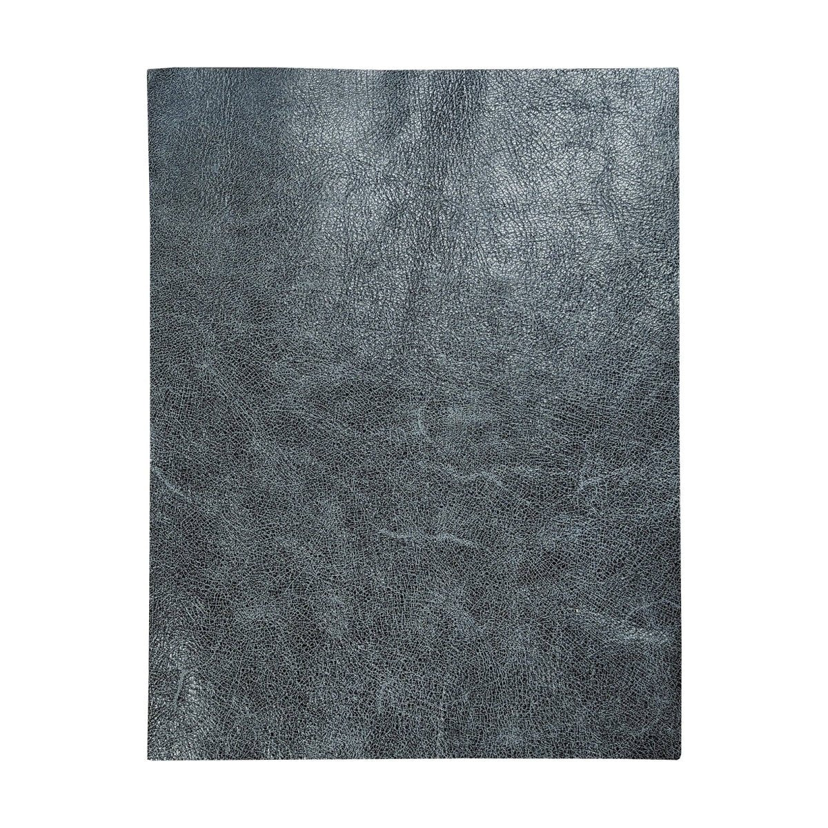Realeather - Leather Trim Piece, 8.5" x 11", Bomber - Grizzly Black - The Merri Artist - merriartist.com