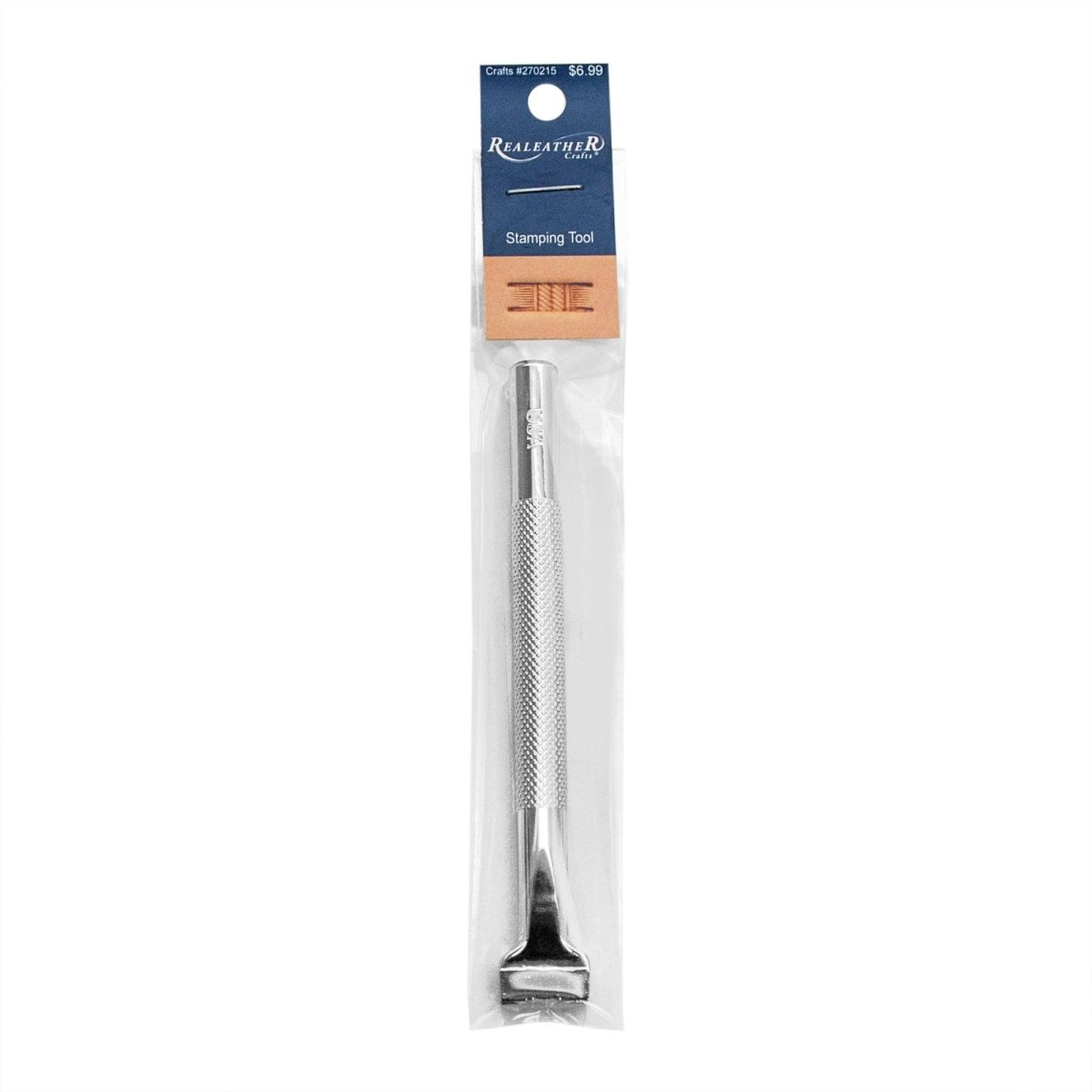 Realeather - PX001 - Basketweave Stamping Tool - The Merri Artist - merriartist.com