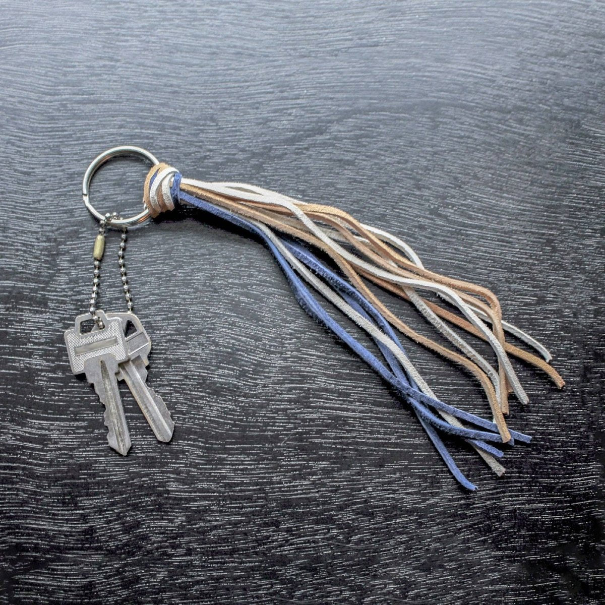Realeather - Split Key Rings, 1.25", 10pk - Nickel - The Merri Artist - merriartist.com