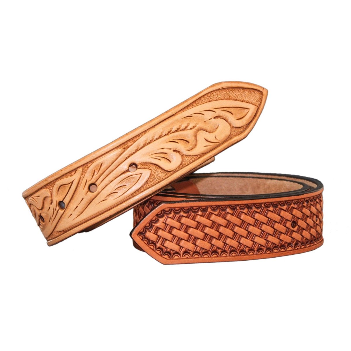 Realeather - Veg - Tan Belt Blank - Natural - The Merri Artist - merriartist.com
