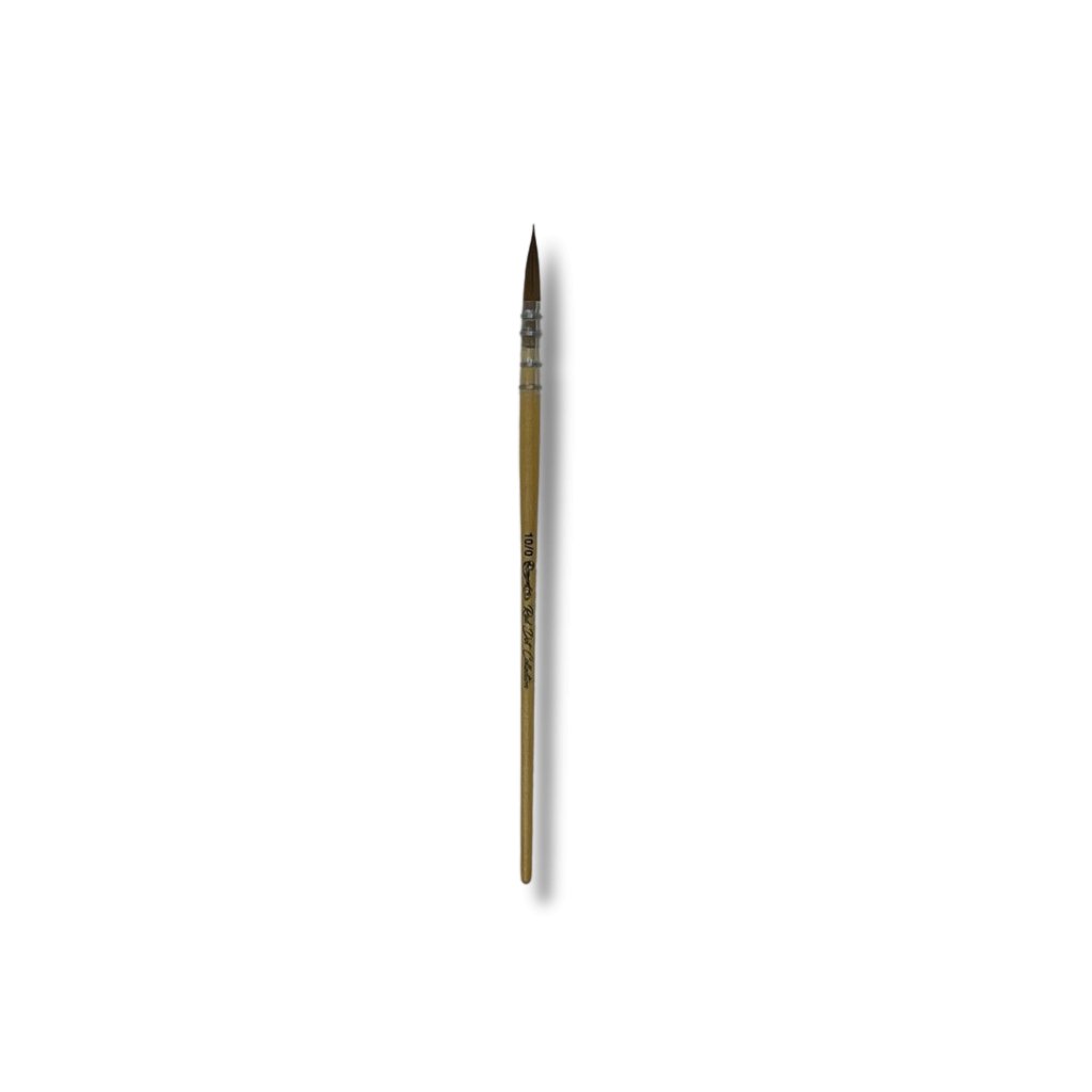 Rosemary & Co - Short Handle - Red Dot Synthetic Sable, Quill Mop #10/0