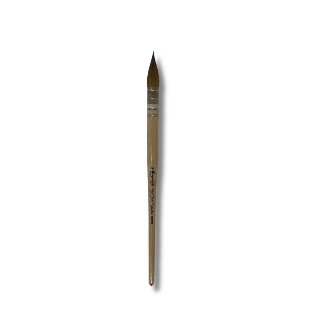 Rosemary & Co - Short Handle - Red Dot Synthetic Sable, Quill Mop #3