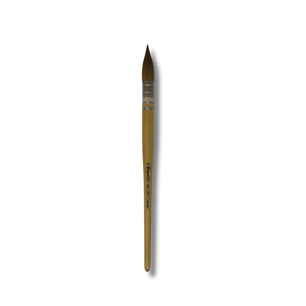 Rosemary & Co - Short Handle - Red Dot Synthetic Sable, Quill Mop #4
