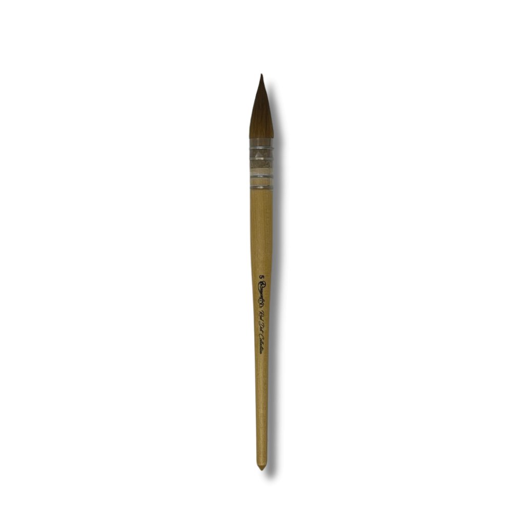 Rosemary & Co - Short Handle - Red Dot Synthetic Sable, Quill Mop #5