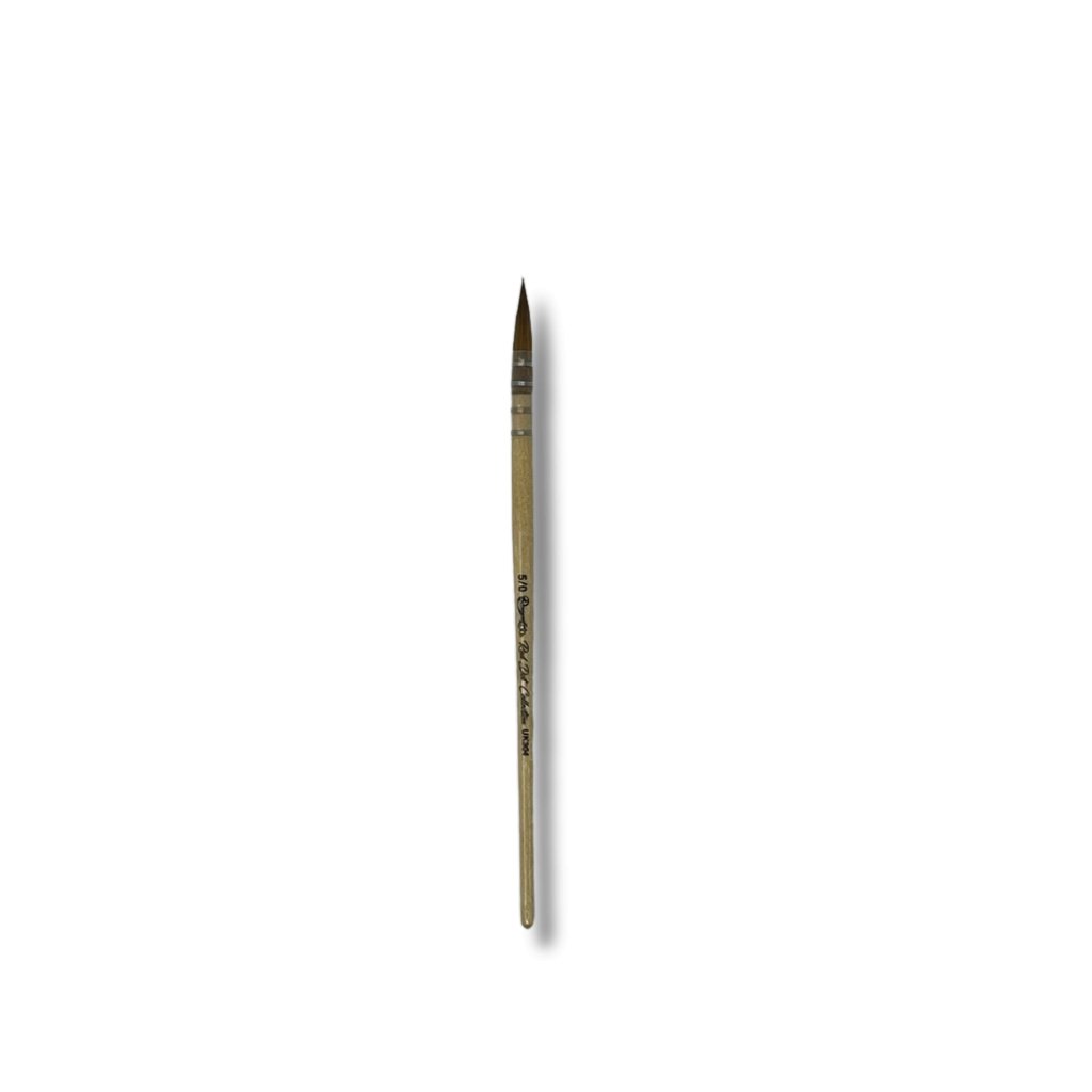 Rosemary & Co - Short Handle - Red Dot Synthetic Sable, Quill Mop #5/0