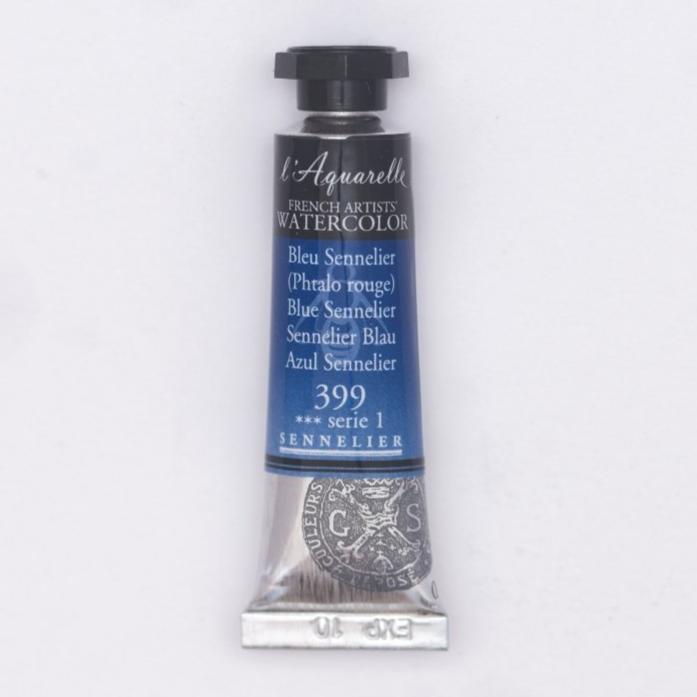 Sennelier French Artists Watercolor - 10ml Tube - Blue Sennelier - The Merri Artist - merriartist.com