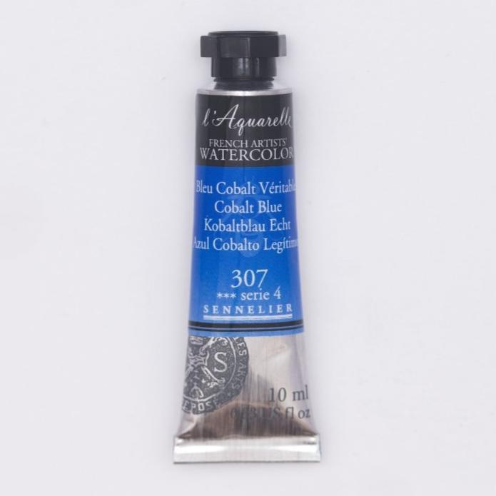 Sennelier French Artists Watercolor - 10ml Tube - Cobalt Blue - The Merri Artist - merriartist.com