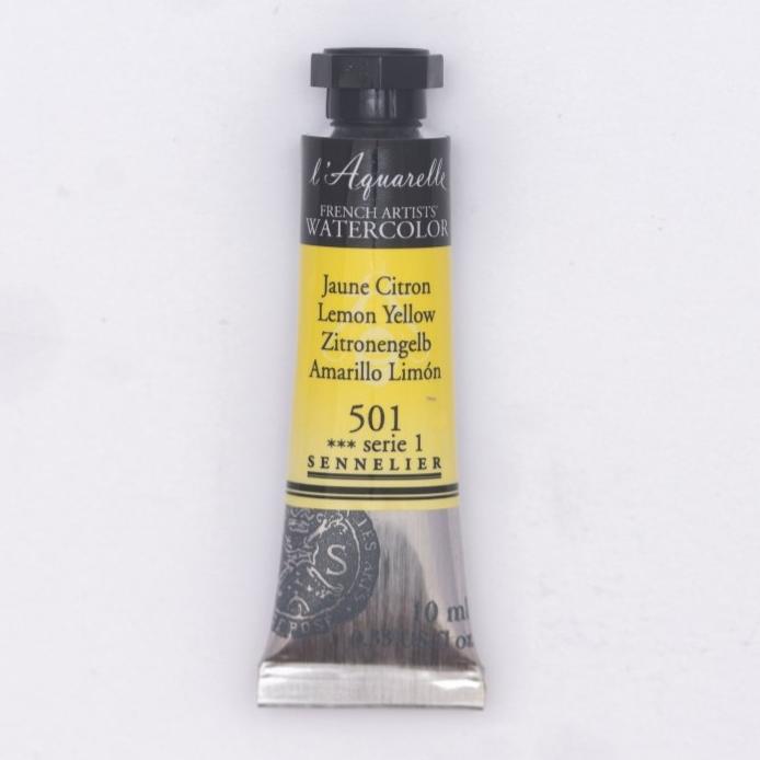 Sennelier French Artists Watercolor - 10ml Tube - Lemon Yellow - The Merri Artist - merriartist.com